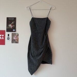 Windsor Charcoal Asymmetrical Dress